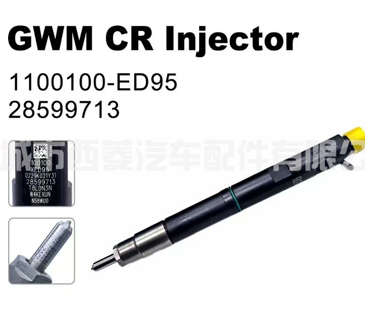 28599713共轨柴油喷油器1100100XED95适用于德尔福 4D20M发动机